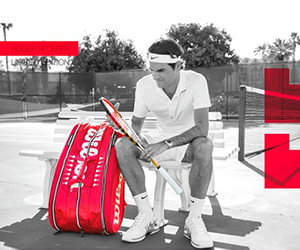 Wilson tennis promotion Roger Federer 2013