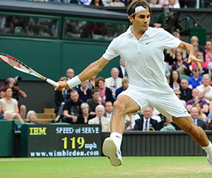 Federer 1er tour wimbledon 2013
